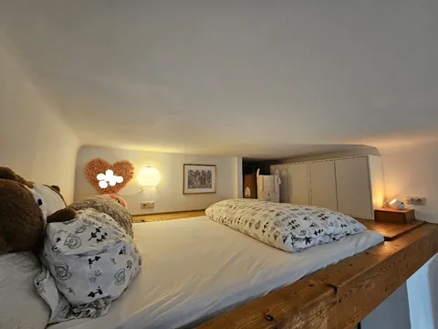 18sqm (194sqft) studio flat with built-in loft bed