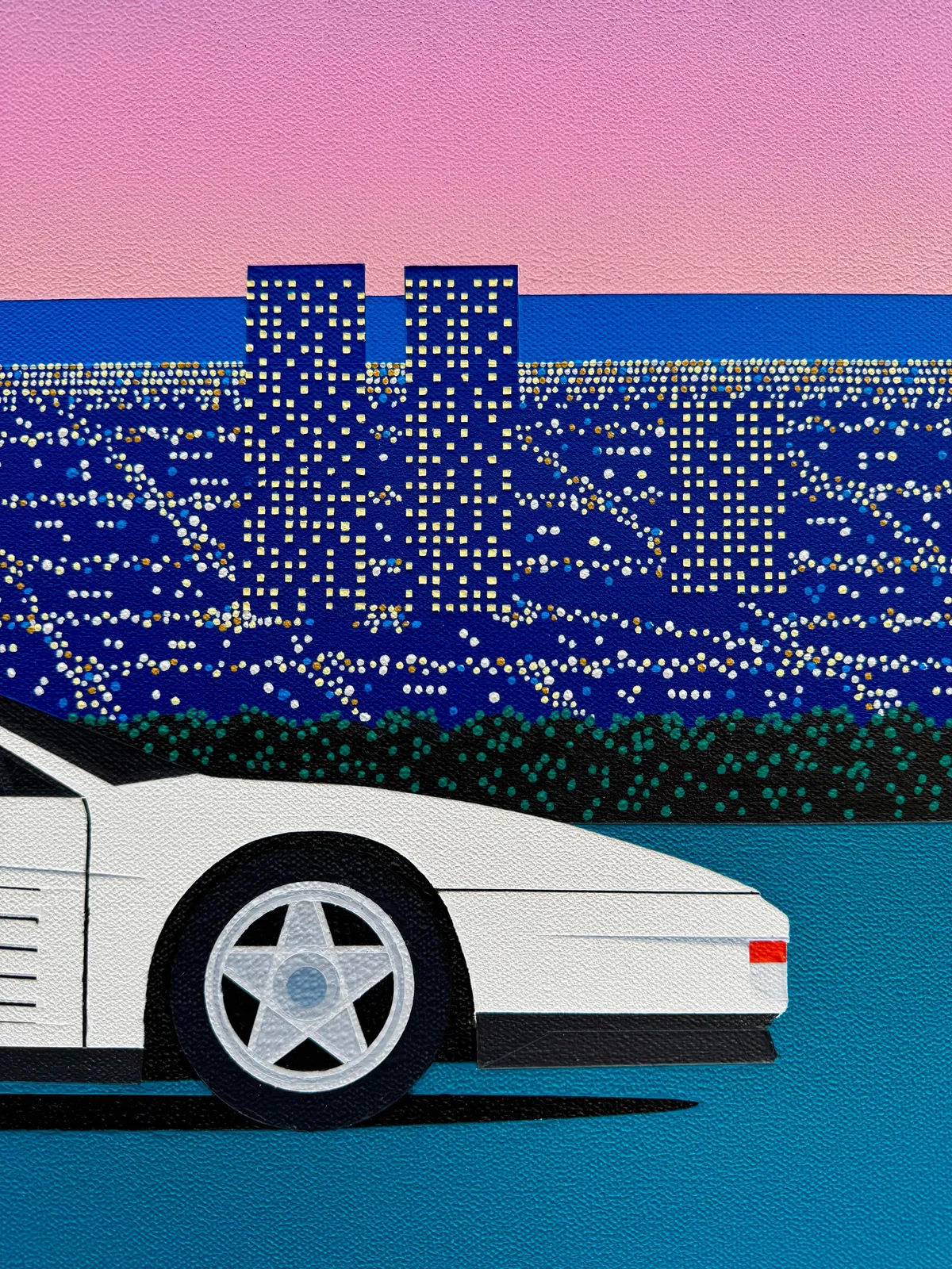 [OC] I can't afford a $30,000 original Hiroshi Nagai painting. I had to make one myself.