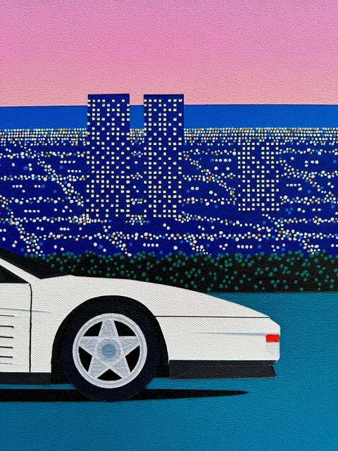 [OC] I can't afford a $30,000 original Hiroshi Nagai painting. I had to make one myself.