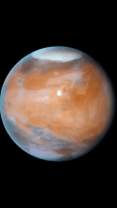 Mars Rotation - Hubble Space Telescope - 35th Anniversary