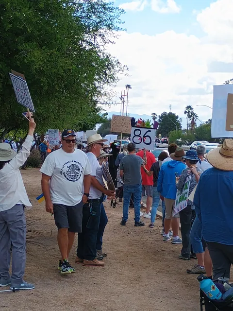 It's only 10am in Tucson and we already have tens of thousands. People are very angry.