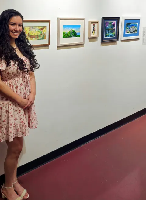 Some of my Ghibli studies made it into an Art Gallery! 🤍