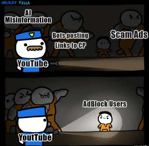 YouTube and ad-blockers