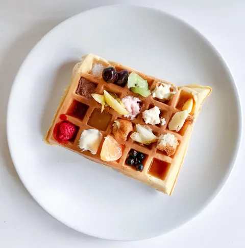 [Homemade] Waffle with 20 different toppings
