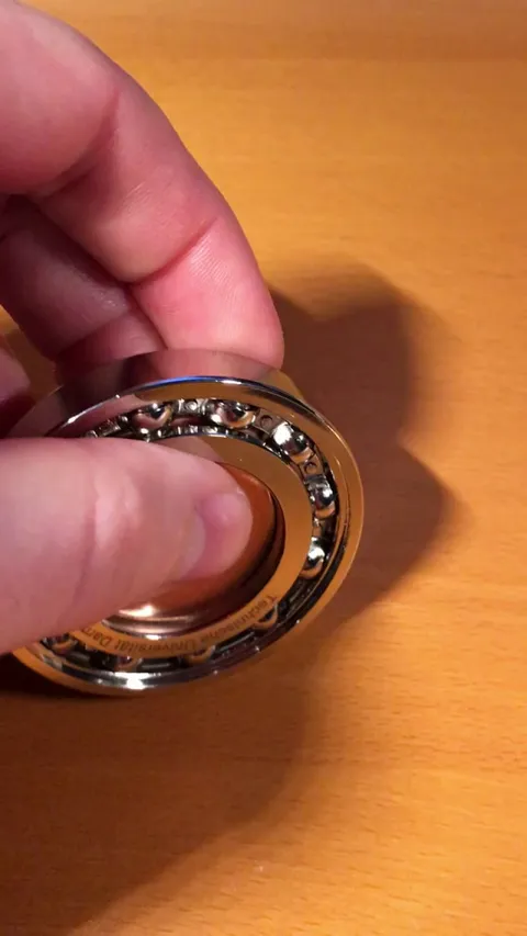 The sound this medal makes just before stopping to spin