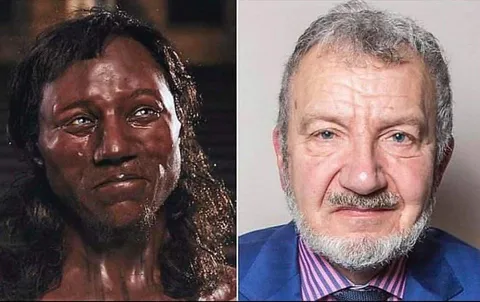 A 9,000 year old skeleton was found inside a cave in Cheddar, England, and nicknamed “Cheddar Man”. His DNA was tested and it was concluded that a living relative was teaching history about a 1/2 mile away, tracing back nearly 300 generations.