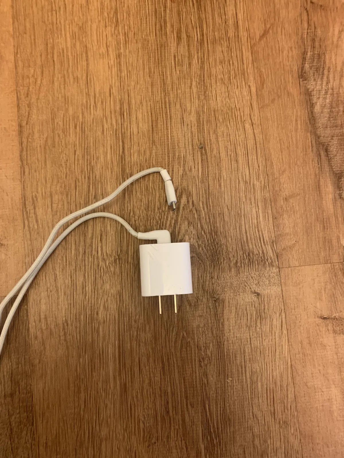 Bought my daughter a 90° iPad charger because they kept breaking and this is how she used it
