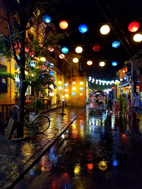 Rainy nights and beautiful lanterns in Hoi An, Vietnam. I would love to go back, it's magical.
