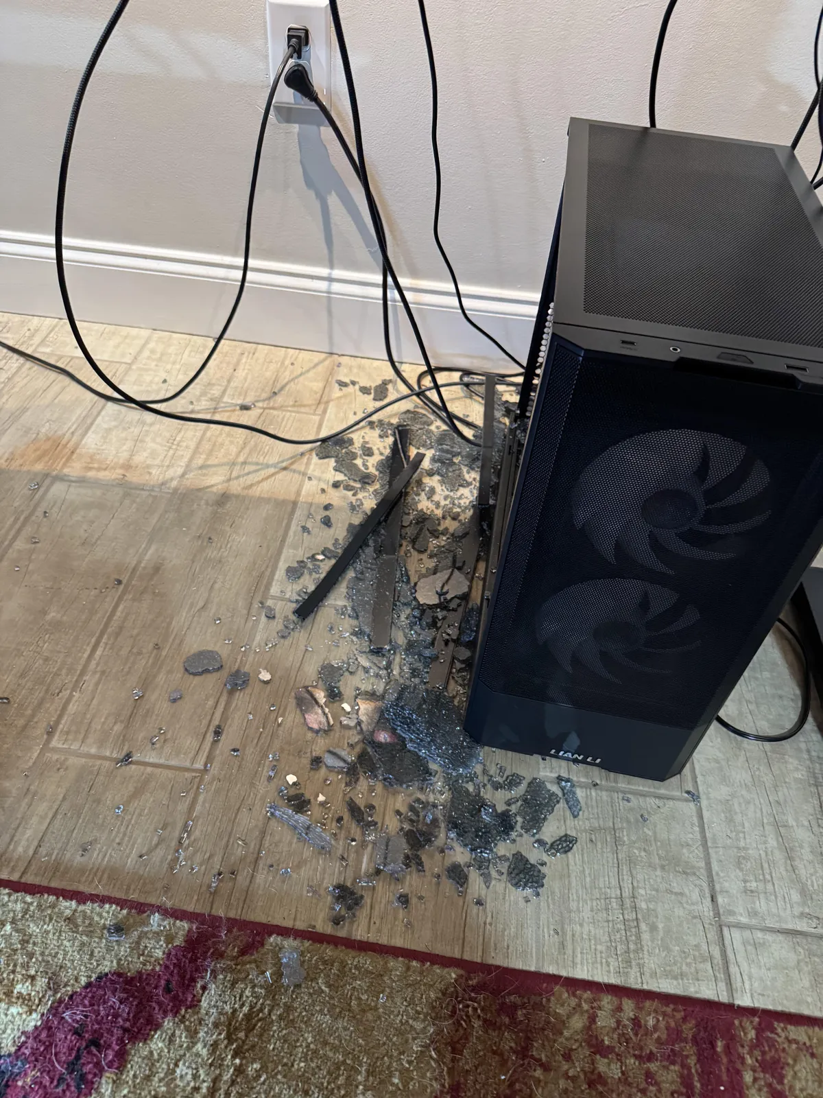 Reset the tempered glass counter