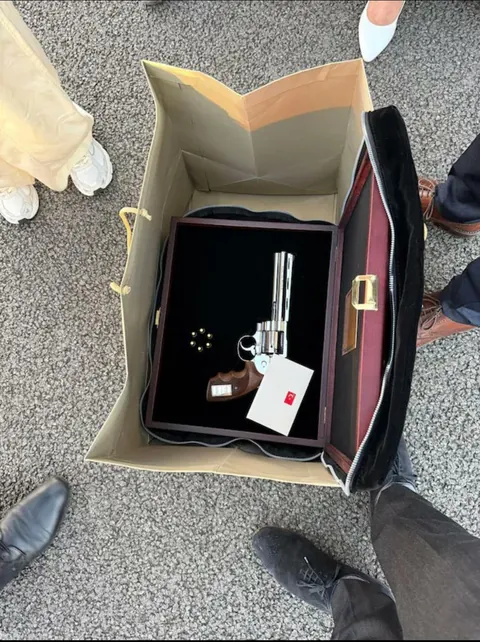 Belgian PM Bart De Wever unknowingly brought home a loaded, personalized revolver gifted by Turkish President Erdogan at the NATO summit.