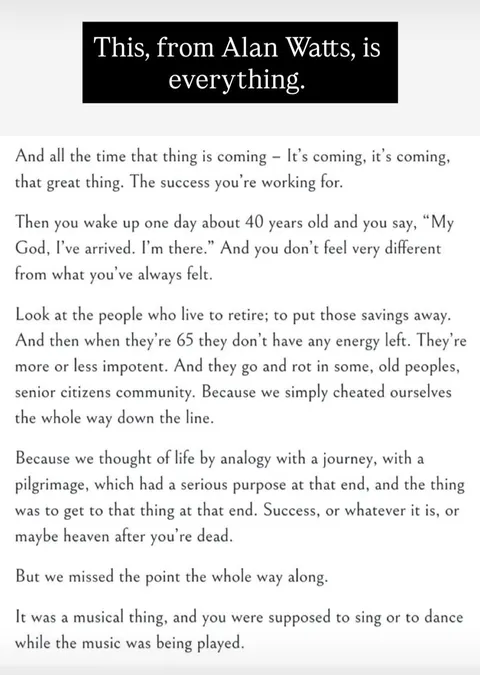 [IMAGE] Many of us are hooked to these types of quotes, but read the post as well.