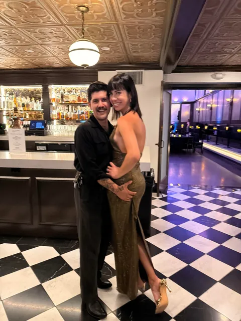 Vintage suit and dress from eBay- Wife and I finally had an excuse to dress up!