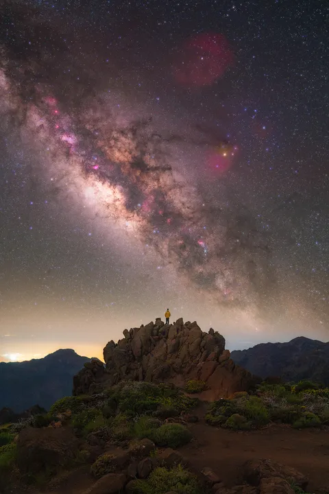 The insane dark skies of La Palma [OC]