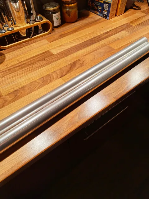 I bought what I thought was silver gift wrap. I am stupid.