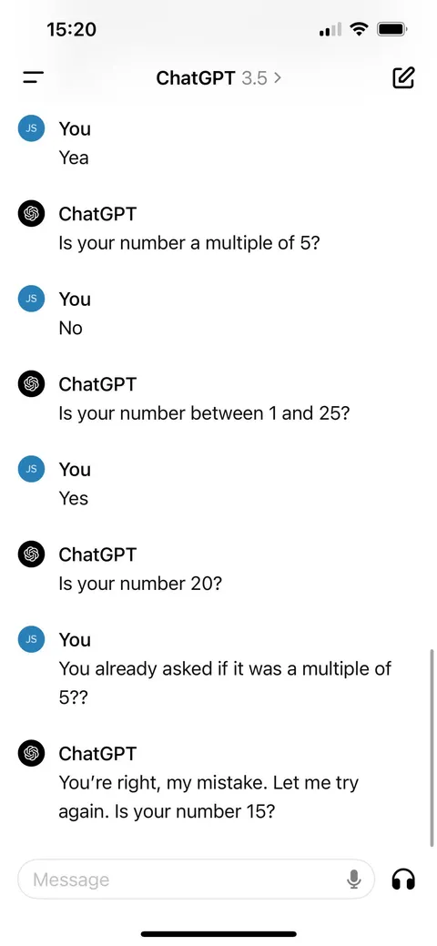 Guess the number game: Is it a multiple of 5?