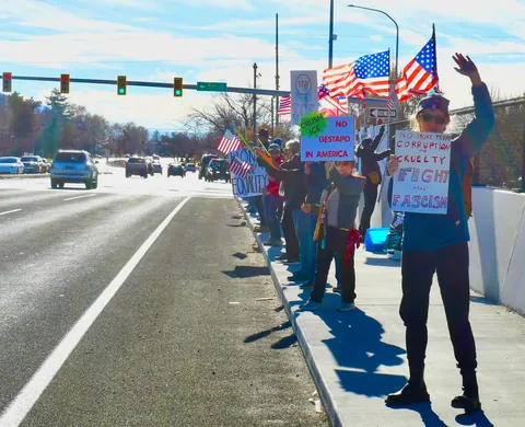 Anti-ICE Protest - Salt Lake City, Utah 12/13/25 [OC]
