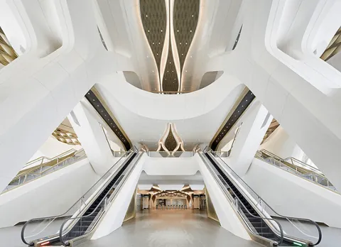 Zaha Hadid Architects' metro station opens in Riyadh, Saudi Arabia