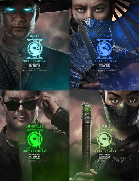 New Character Posters for 'Mortal Kombat II'