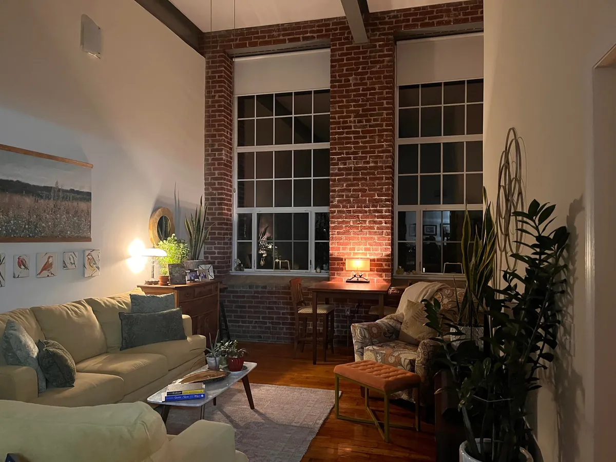 My spot along a river in an old mill.