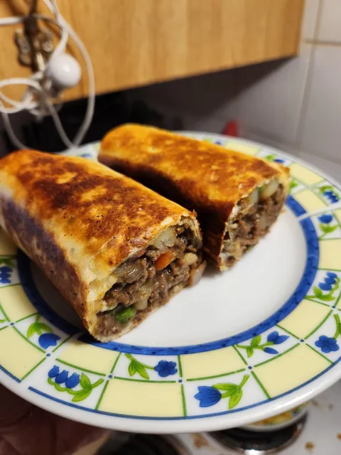 Caribbean style burritos!