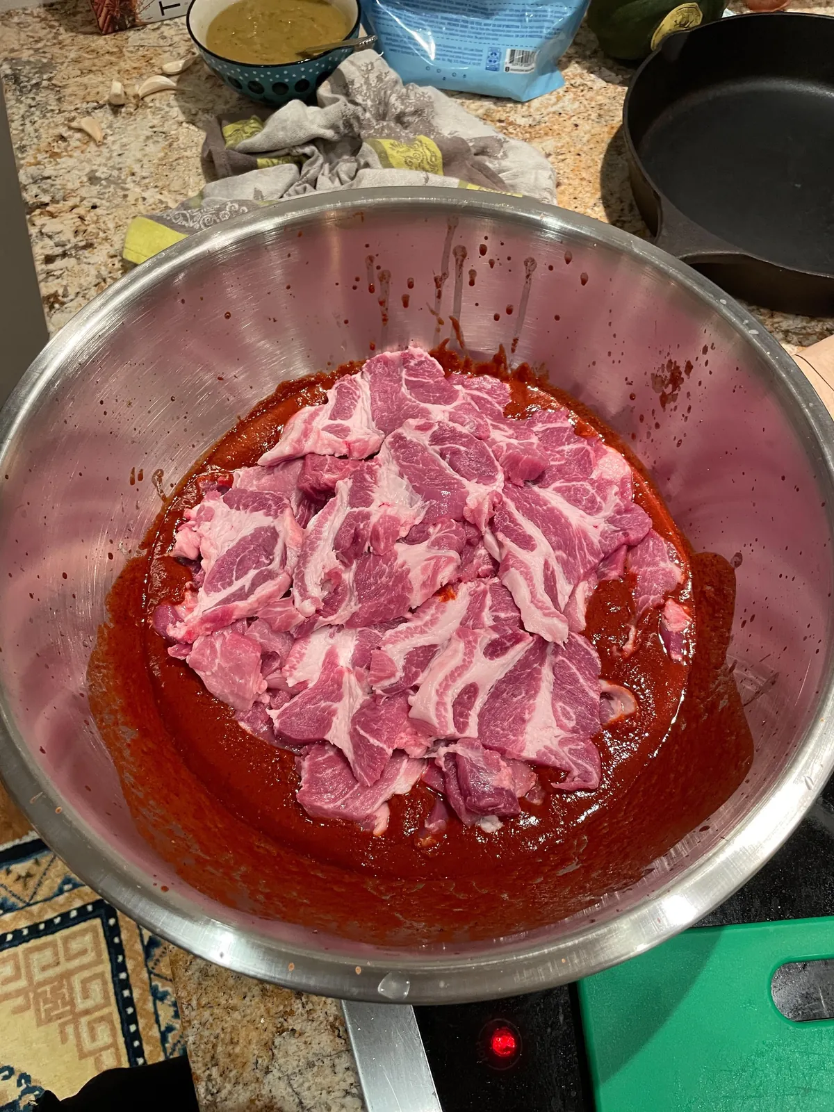 Made Al Pastor tacos with a 5 lb. pork butt (steps) [homemade]