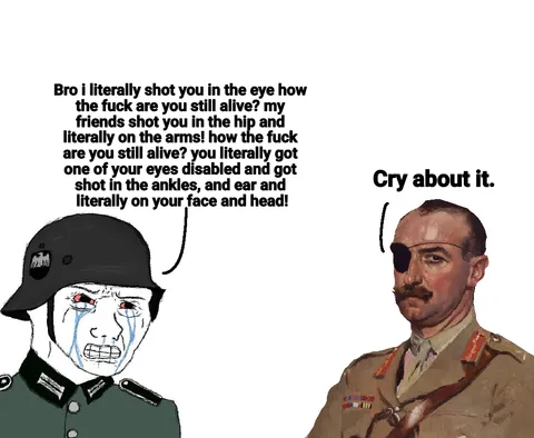 Forged for the war he's unbreakable