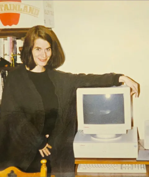 Me in 1995 with my spiffy new computer