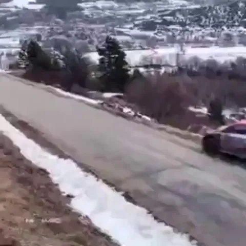 The safety of a rally car