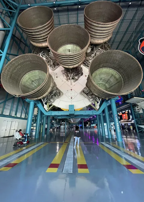 Saturn V Rocket at Kennedy Space Center 