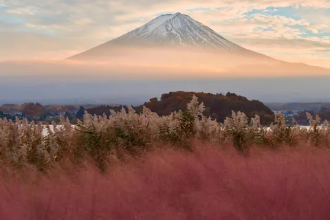 Mt. Fuji and the Japanese Alps in Autumn, Japan