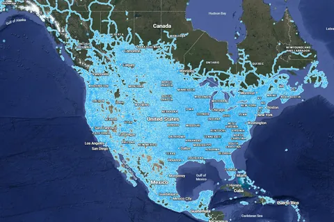 Google Street View coverage worldwide