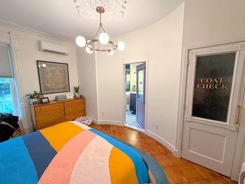 It took a year, but the living room, office, bedroom, and bathroom are all done.