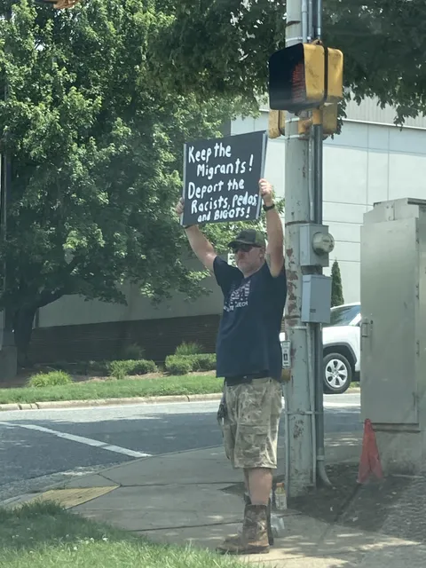 (OC) Shoutout to this guy doing the lord’s work in NC today