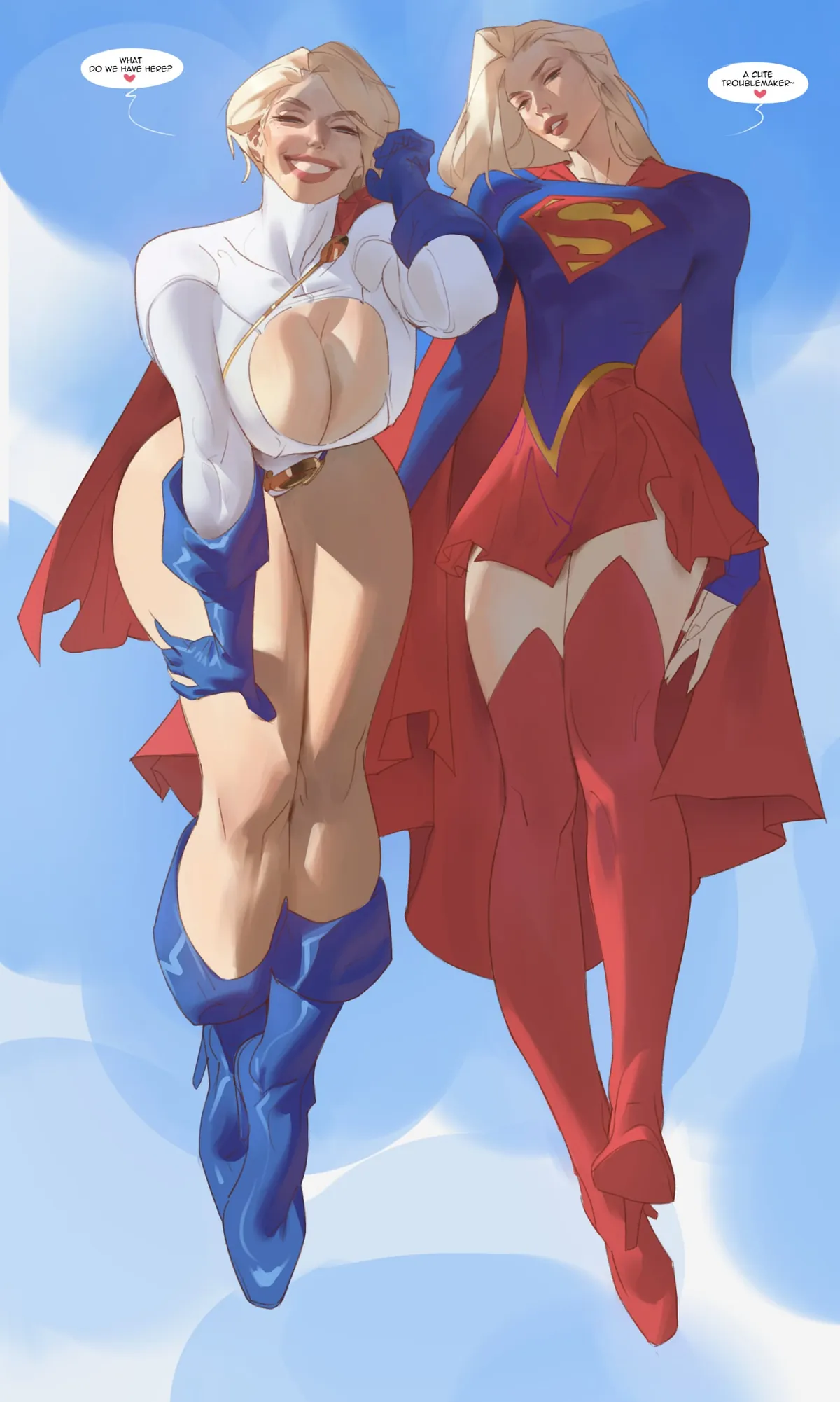 Power Girl and Supergirl (Saigalisk) [DC]