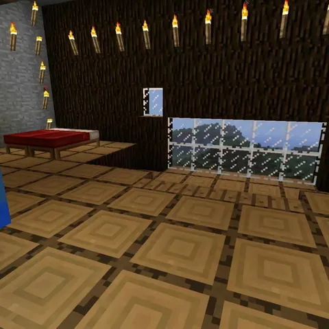 The interiors of 2011 Minecraft