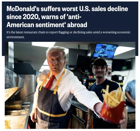 Rotten Ronnie's let's TACO McPresident - a rapist, felon and racist - use their brand for a campaign stop then wonders why sales are down