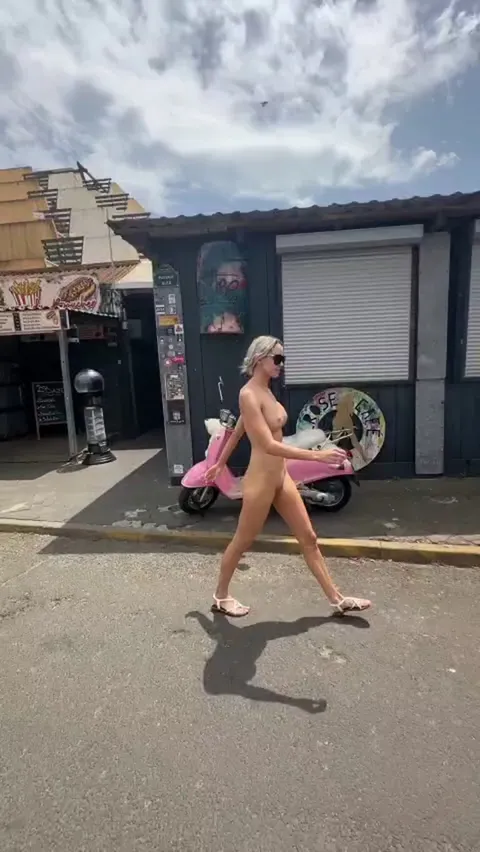 One bold step at a time, the street is my stage