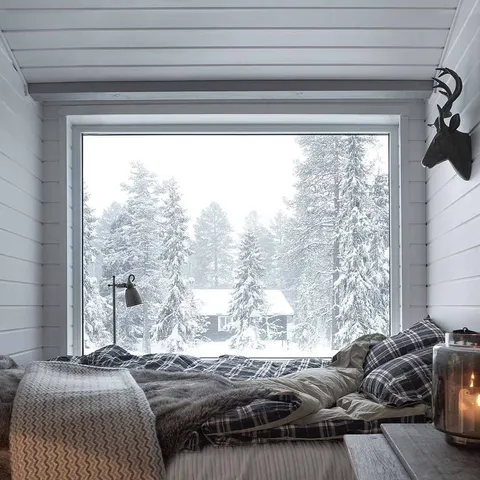 Beautiful bedroom in Finland