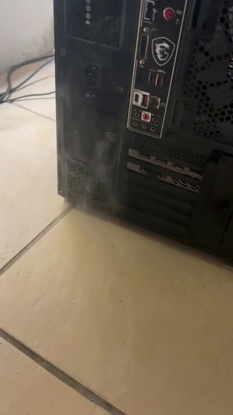My psu started vaping i guess