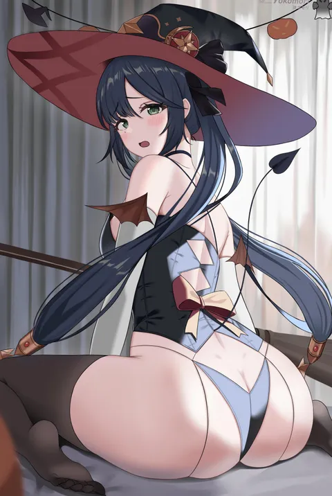Ass bigger than her witch hat