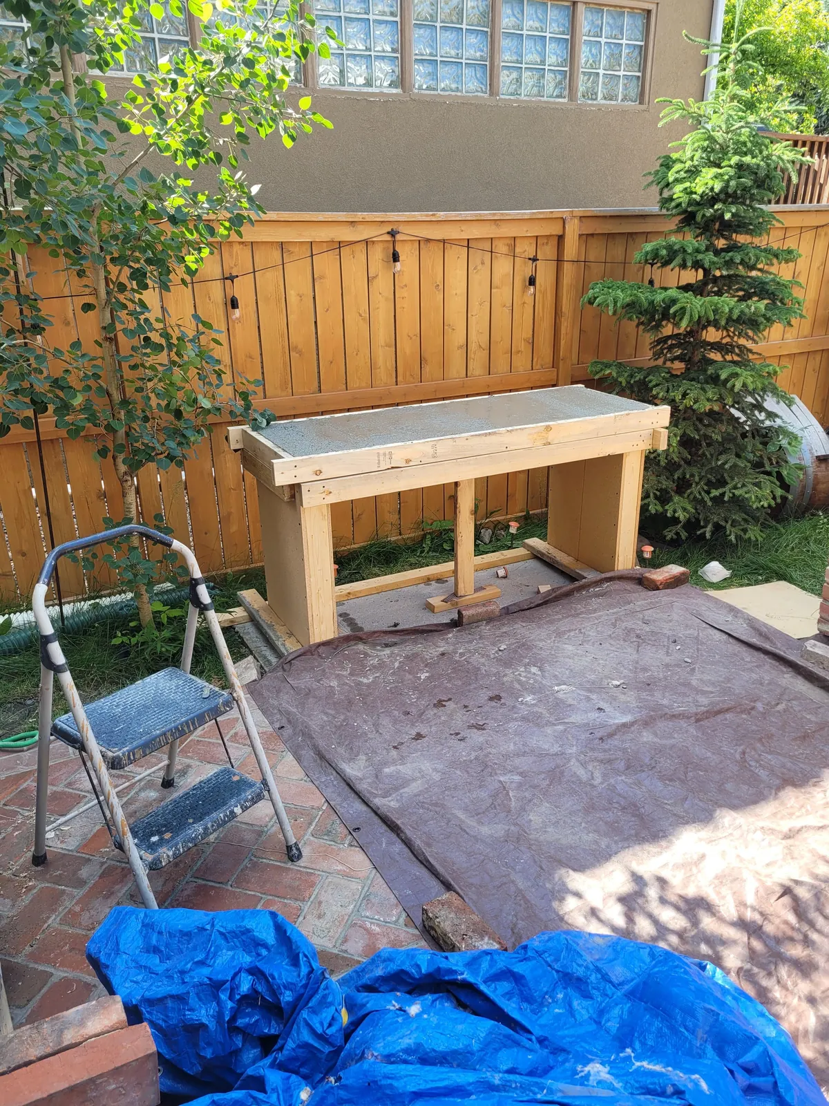 I built a BBQ this summer