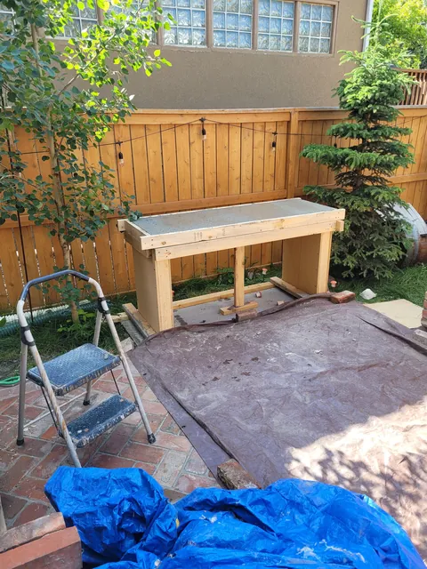 I built a BBQ this summer