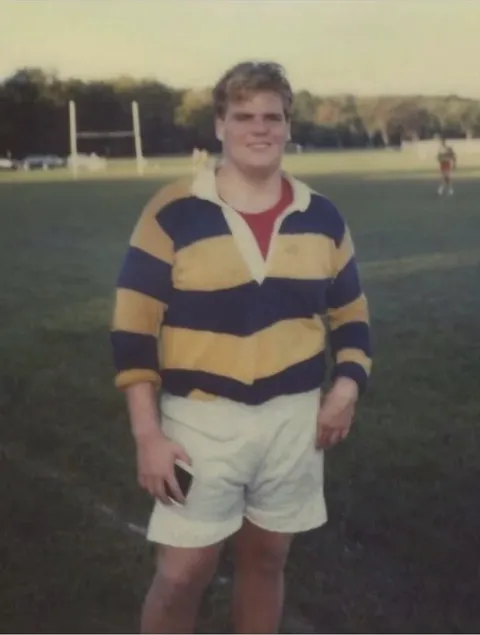 1982 an 18 year old Chris Farley, a freshman in college.