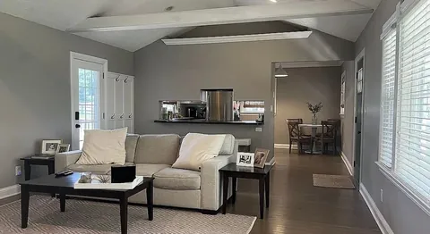 My home feels so cozy at night. Second pic is when I bought it before decorating