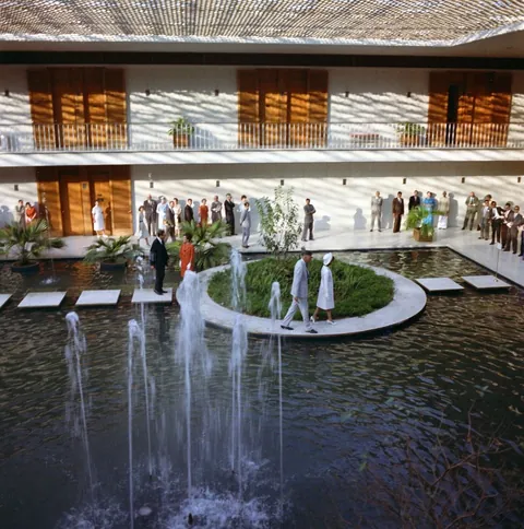 United States Embassy in New Delhi, India (1956-1959) by Edward Durell Stone