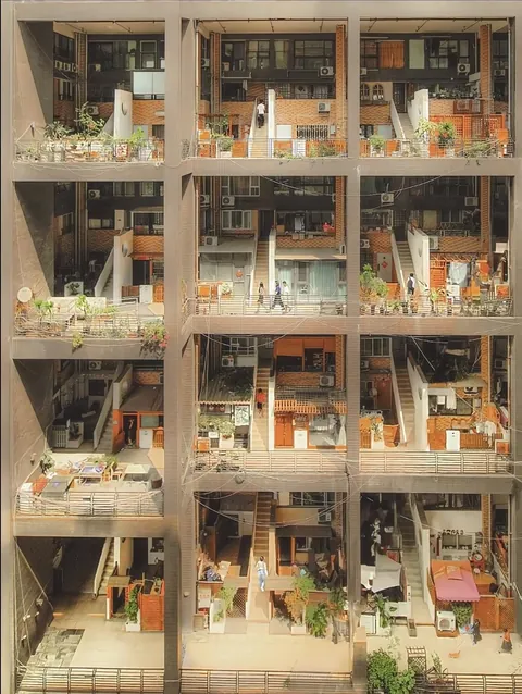 Very cool apartment design in Chengdu