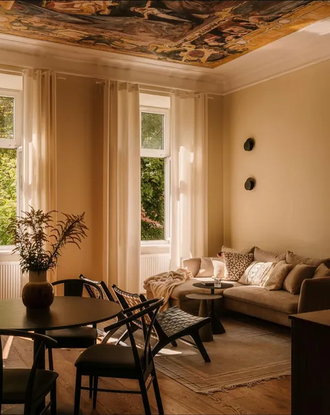 Living room of an apartment in Kraków, Poland. [1339x1683]