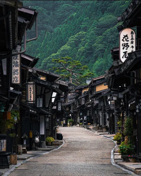 Preserved Edo period neighborhood in Japan