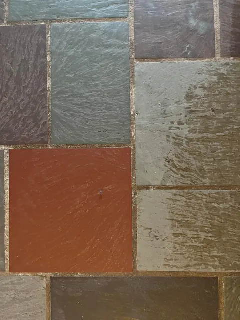 Refinished my slate floors