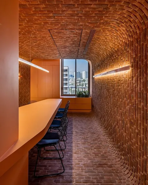 Brick - some contemporary residential buildings, iran. 